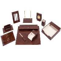 ست رومیزی مدیریتی چرم 10 تیکه قائم کد 810