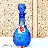 بطری.قرابه.آبی خورشیدی.کاملا دست ساز حجم 500 سی سی زیبا تر از انچه در تصویر می بینید 