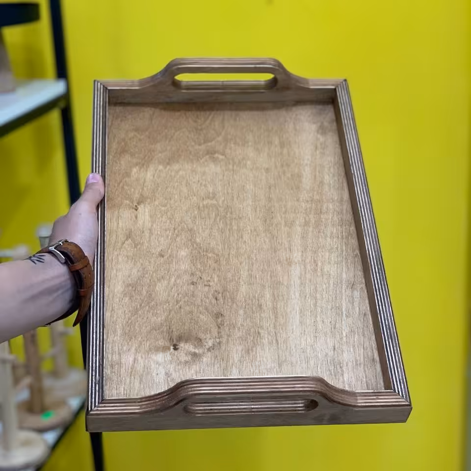 سینی چوبی مستطیل 