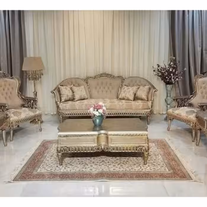 مبل کلاسیک واستیل مدل ابراهیم تاتلیس ارسال با باربری پس کرایه