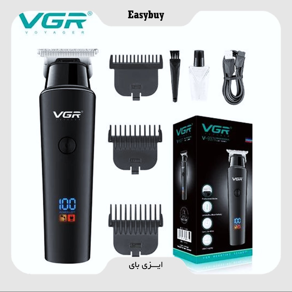 ماشین اصلاح موی صورت وی جی ار مدل V-937