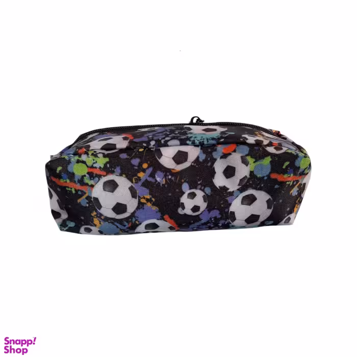 جامدادی سه زیپ طرح توپ فوتبال کد 2