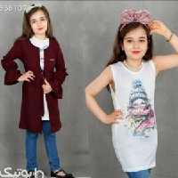 تونیک طرح زیروروی دخترانه