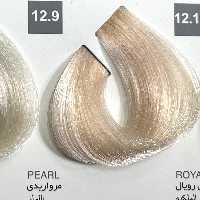 رنگ مرواریدی 129 ، رنگ مو کاترومر بدون آمونیاک و یک عدد اکسیدان 150 میلی لیتر | amazonchi