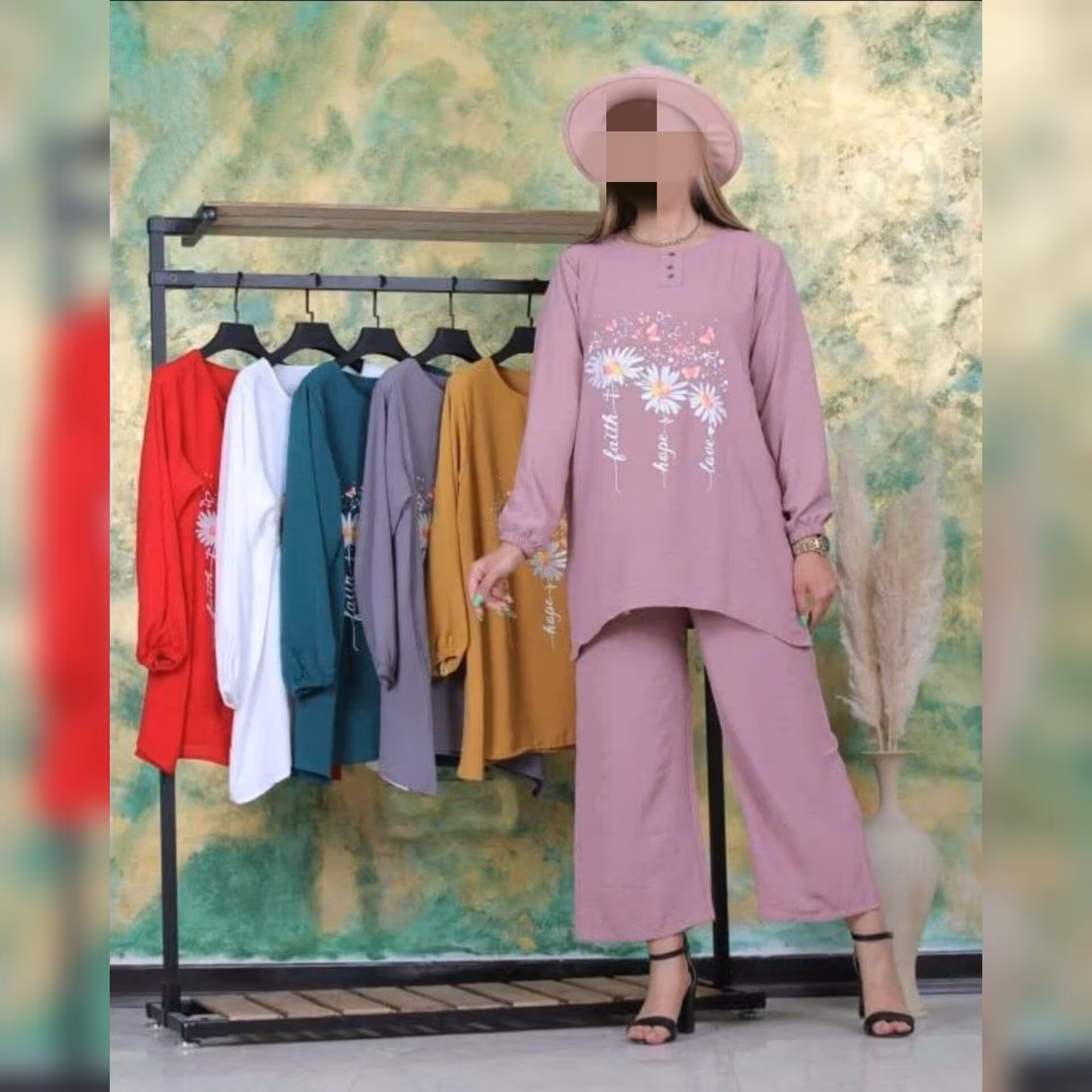 ست تونیک و شلوار ابرو بادی