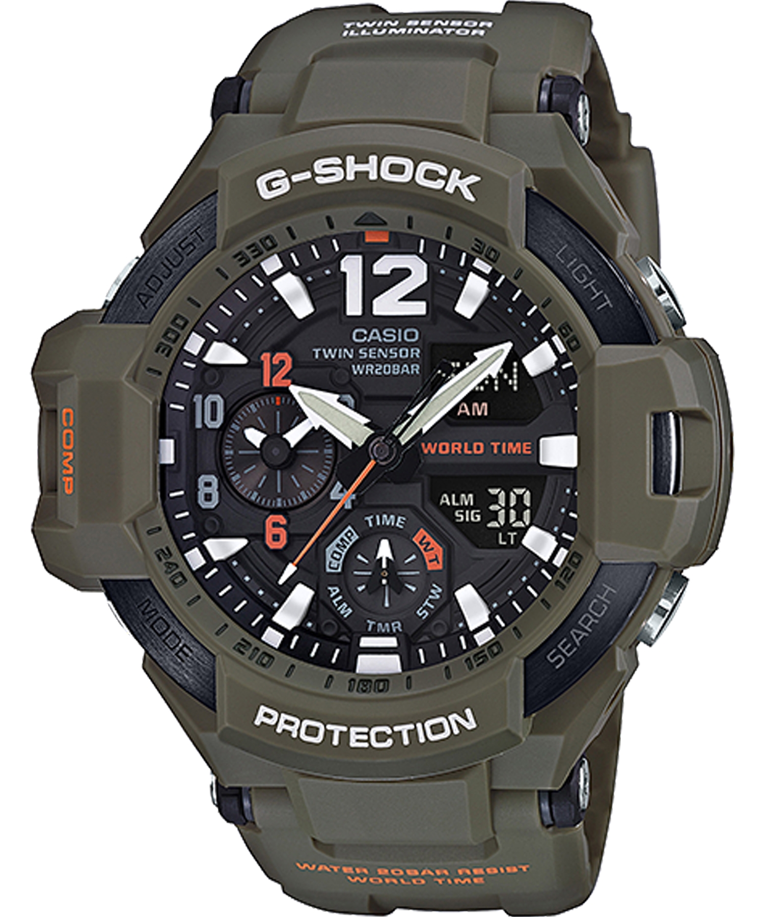 ساعت مردانه کاسیو ، زیرمجموعه G-Shock, کد GA-1100KH-3ADR
