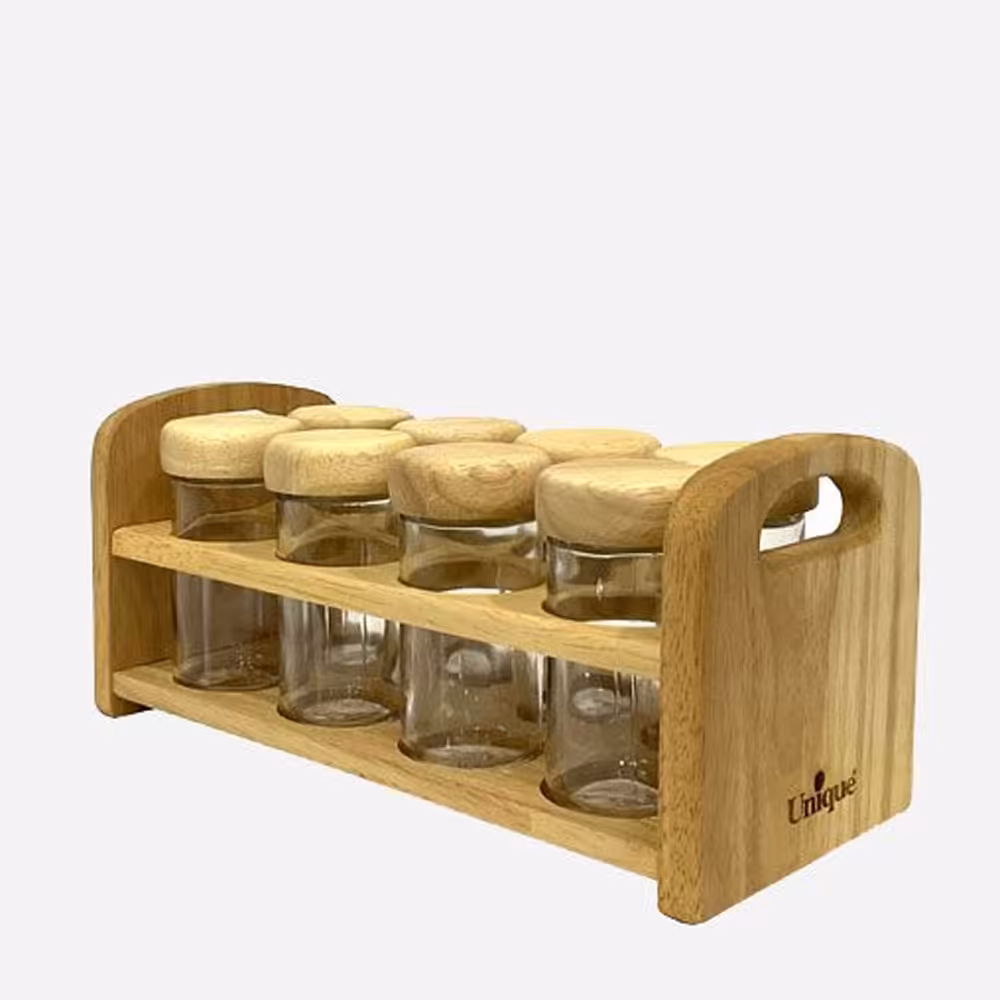 ادویه 8 تایی مستطیل تخت مدل 6123