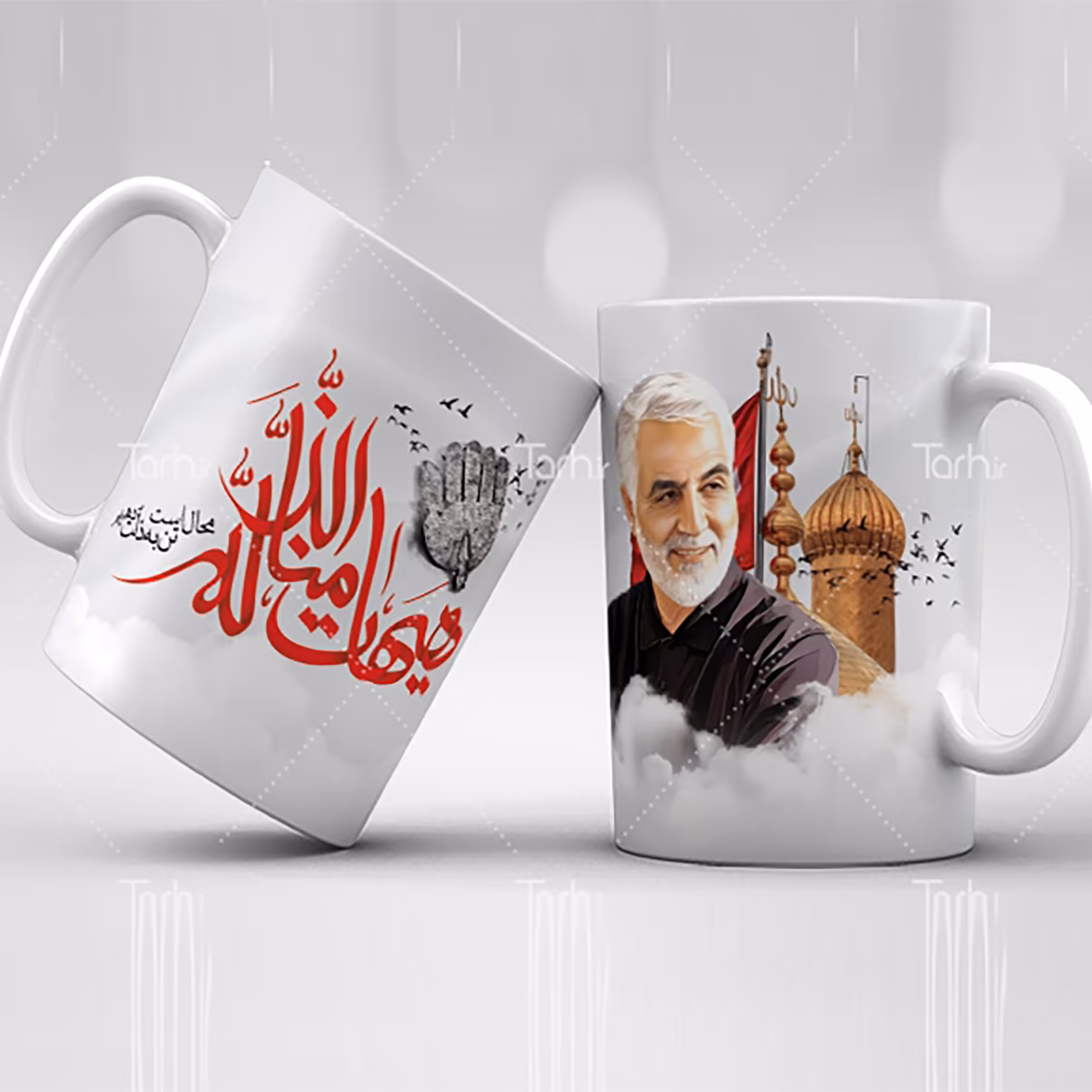 ماگ طرح نام  امام حسین (ع) و موضوعات مرتبط همرا ه با ارسال رایگان کد 29