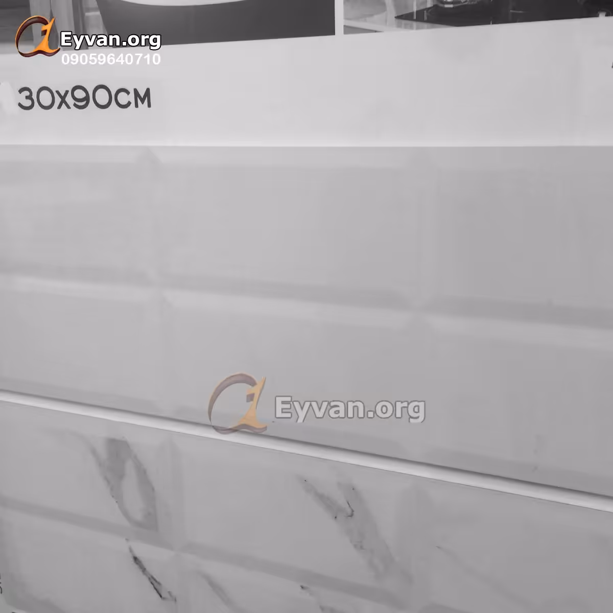 کاشی طرح آجر مدل سفید برفی کد 8080