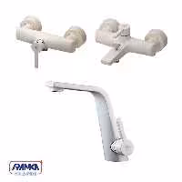 ست شیرآلات kwc مدل متیس سفید