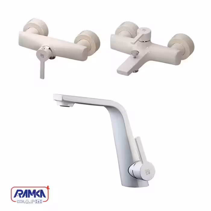 ست شیرآلات kwc مدل متیس سفید