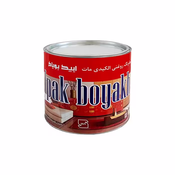 رنگ روغنی الکیدی مشکی مات 405 ایپک بویاخ (1.100کیلوگرم) هزینه ارسال پس کرایه