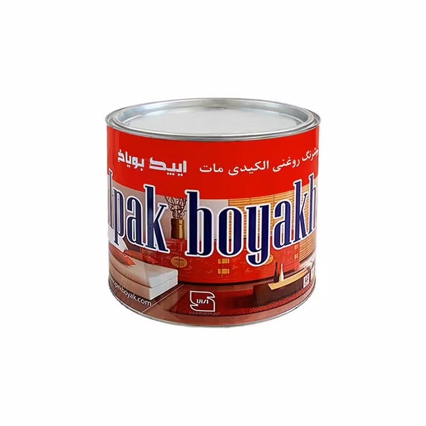 رنگ روغنی الکیدی مشکی مات 405 ایپک بویاخ (1.100کیلوگرم) هزینه ارسال پس کرایه