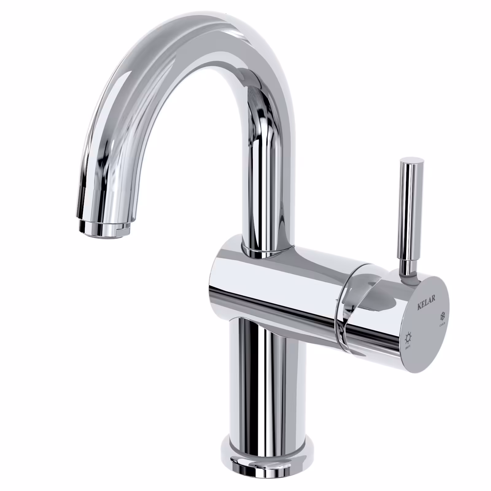 شیر روشویی علم دار کلار مدل آبشار