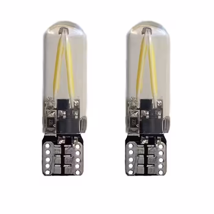 لامپ سکن خودرو مدل شیشه ای cob رنگ سفید یخیی