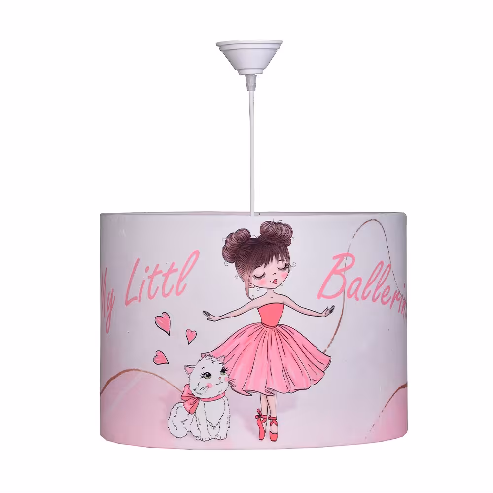 لوستر کودک مدل دختر و گربه Ballerina