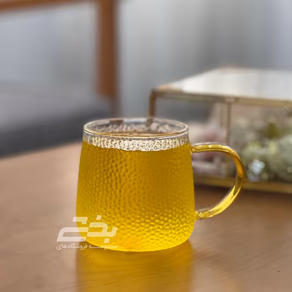 لیوان پیرکس دسته طلایی کد 298