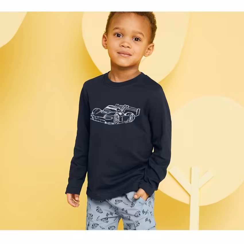 پک دو عددی بلوز آستین بلند پسرانه ، یقه گرد، برند لوپیلو آلمان، سایز 2 تا 4 سال