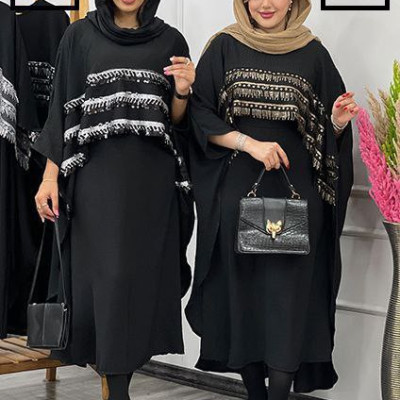 پانچو زنانه ابروبادی مدل سارافون ورویه طلا