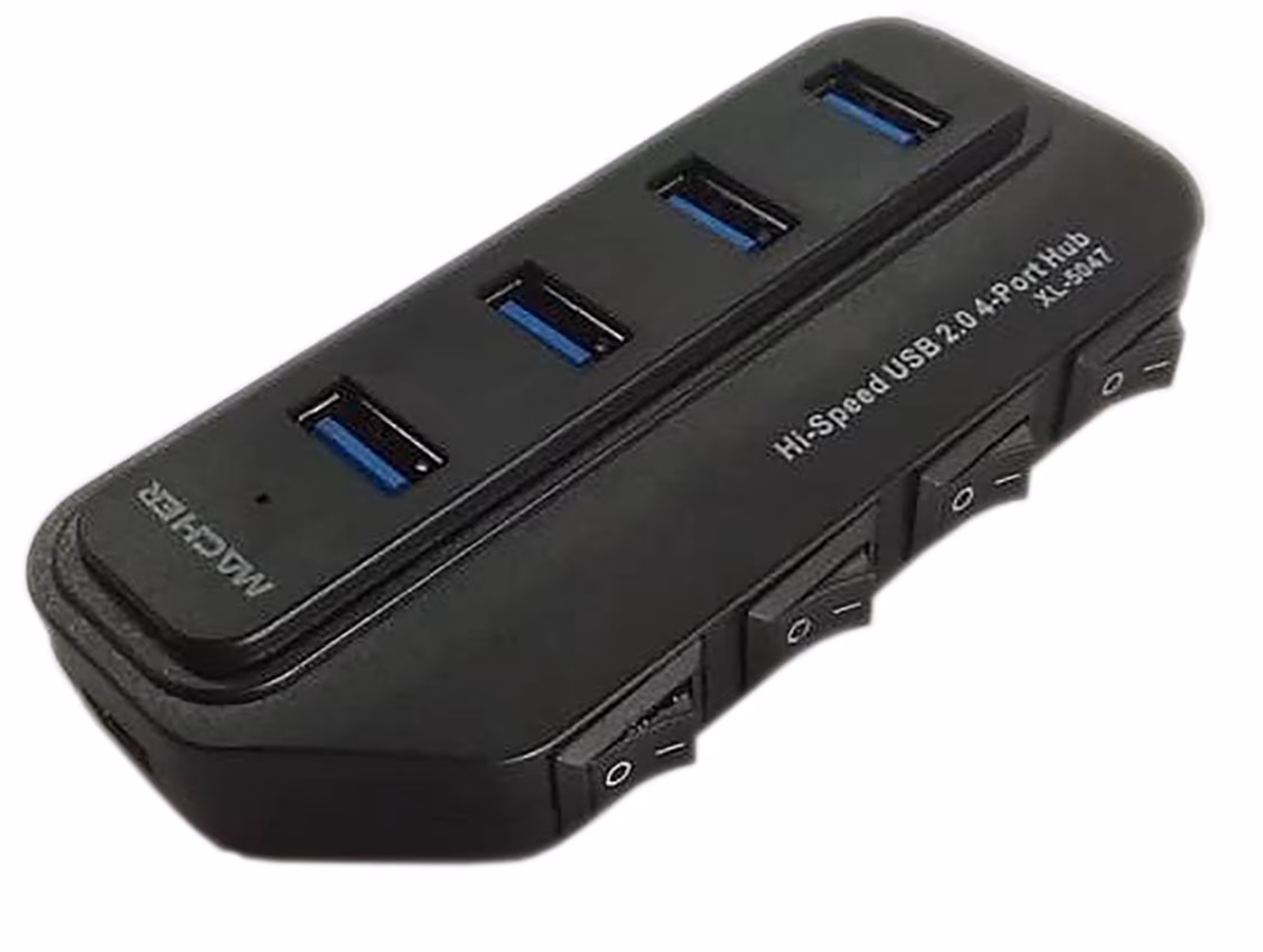 هاب 4 پورت USB2.0 مچر کلیددار مدل MR-138 با کابل 120سانتی مترMacher MR-138 USB2.0 4Port HUB