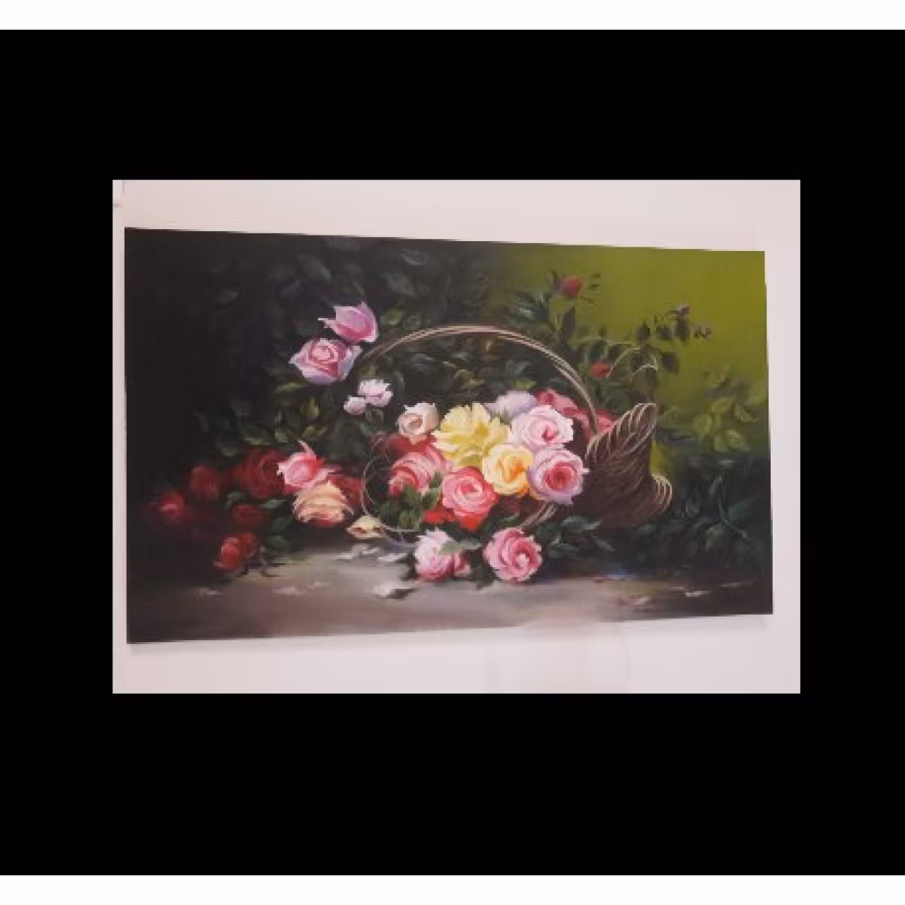 تابلوی نقاشی رقص گل ها