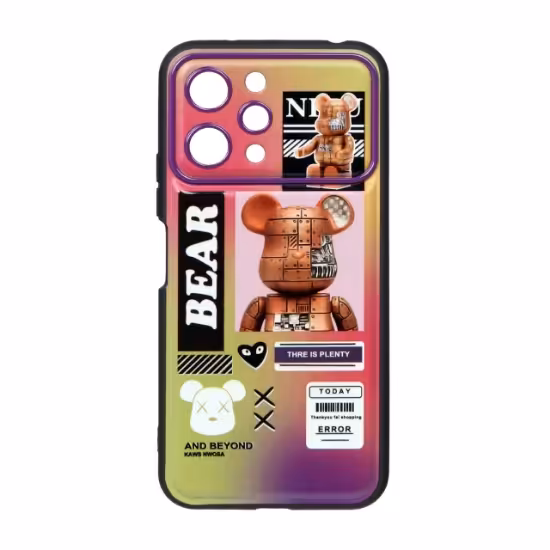 قاب گوشی لنز برجسته طرح دار برای Xiaomi Redmi 12 - کد 8