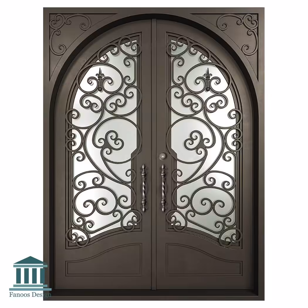 درب فلزی ورودی فرفورژه کد 30863