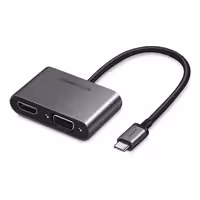 تبدیل Type C به HDMI و VGA یوگرین مدل CM162 کد 50505