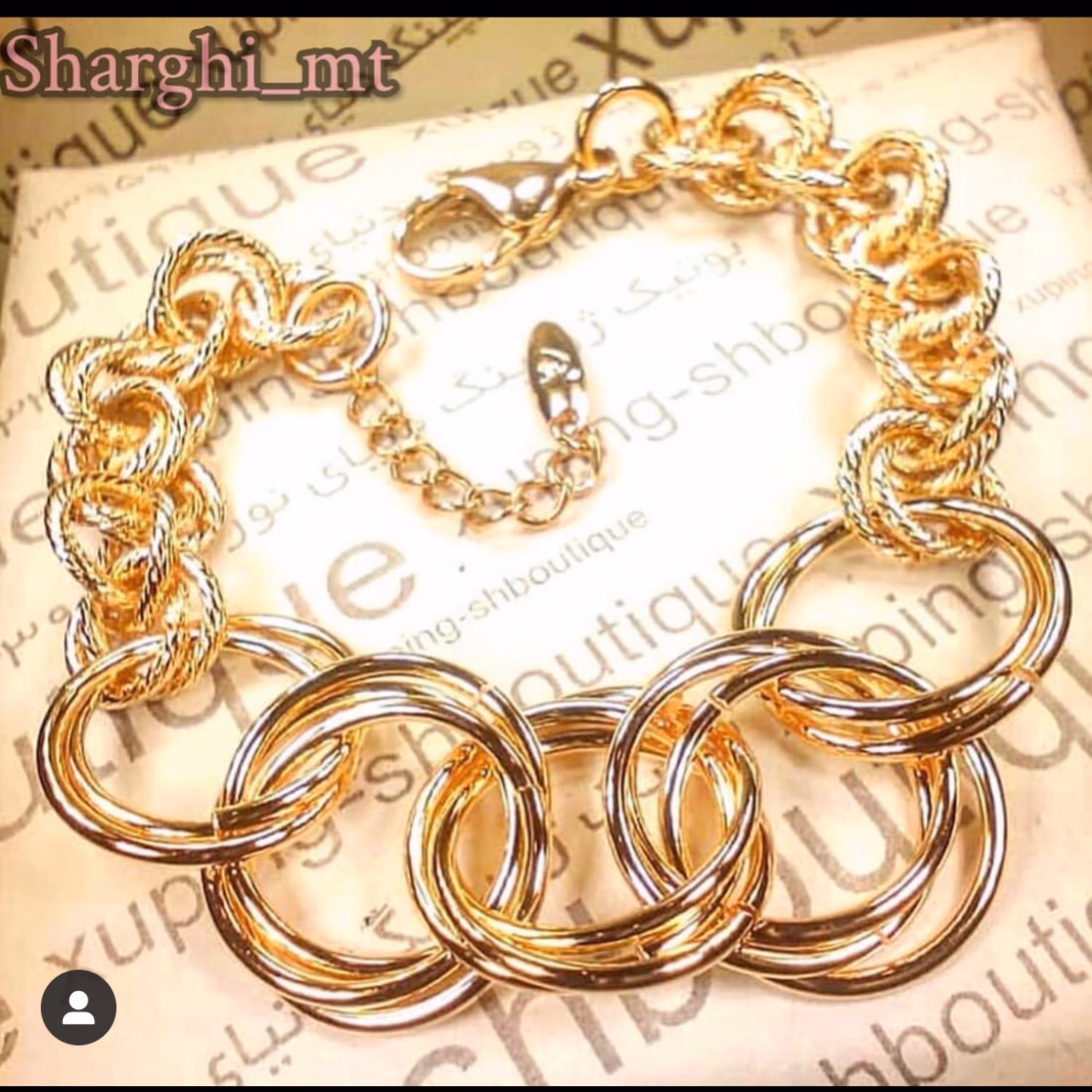 دستبند حلقه ای ژوپینگ 