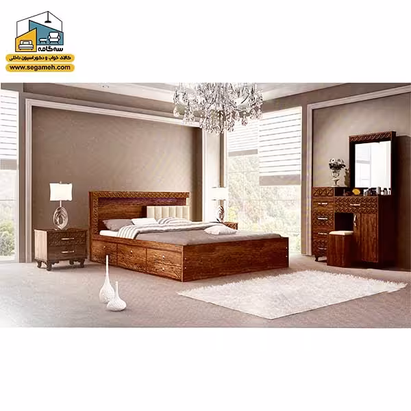 سرویس خواب دو نفره مدل آراکس کد BDS929