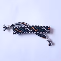 دستبند دوستی نخی مناسب برای زن و مرد ، دختر و پسر  ،هدیه دادن ،با گره کشویی