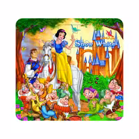 پازل 20 تکه خشتی طرح سفیدبرفی انتشارات فرشتگان