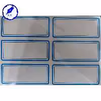 برچسب دور آبی 50 برگی سایز 3.5×7.5 سانتیمتر وارداتی 10 بسته