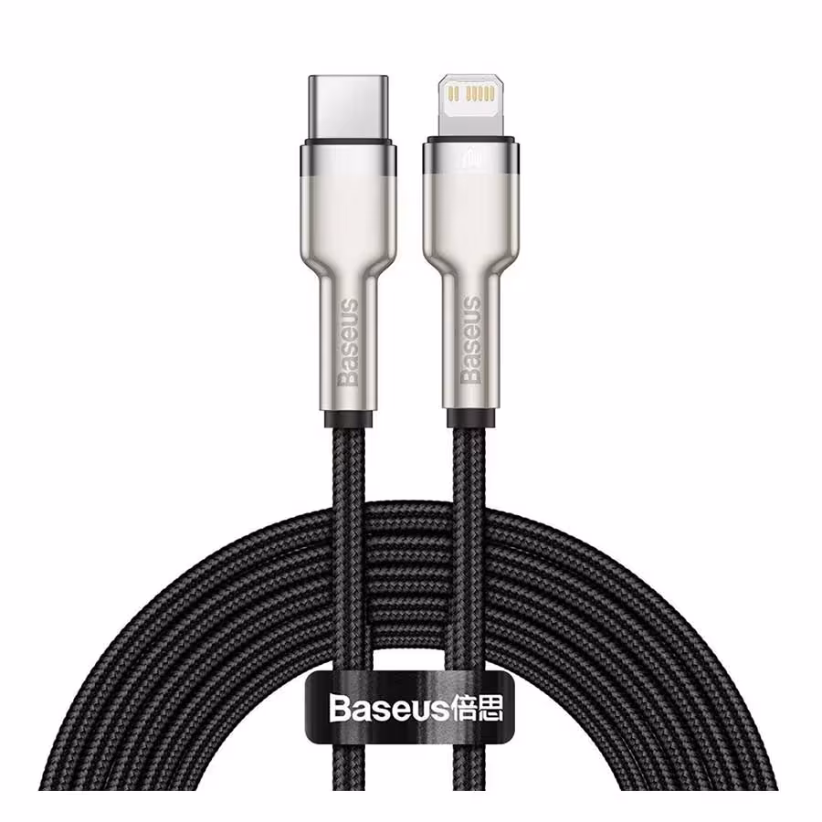 قیمت و خرید کابل تبدیل 2 متری USB-C به لایتنینگ بیسوس مدل Cafule CATLJK-B01 | یاس ارتباط