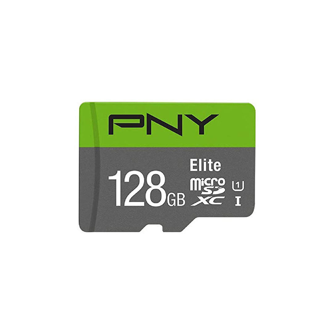 کارت حافظه microSDXC پی ان وای مدل Elite  ظرفیت 128 گیگابایت به همراه آداپتور SD