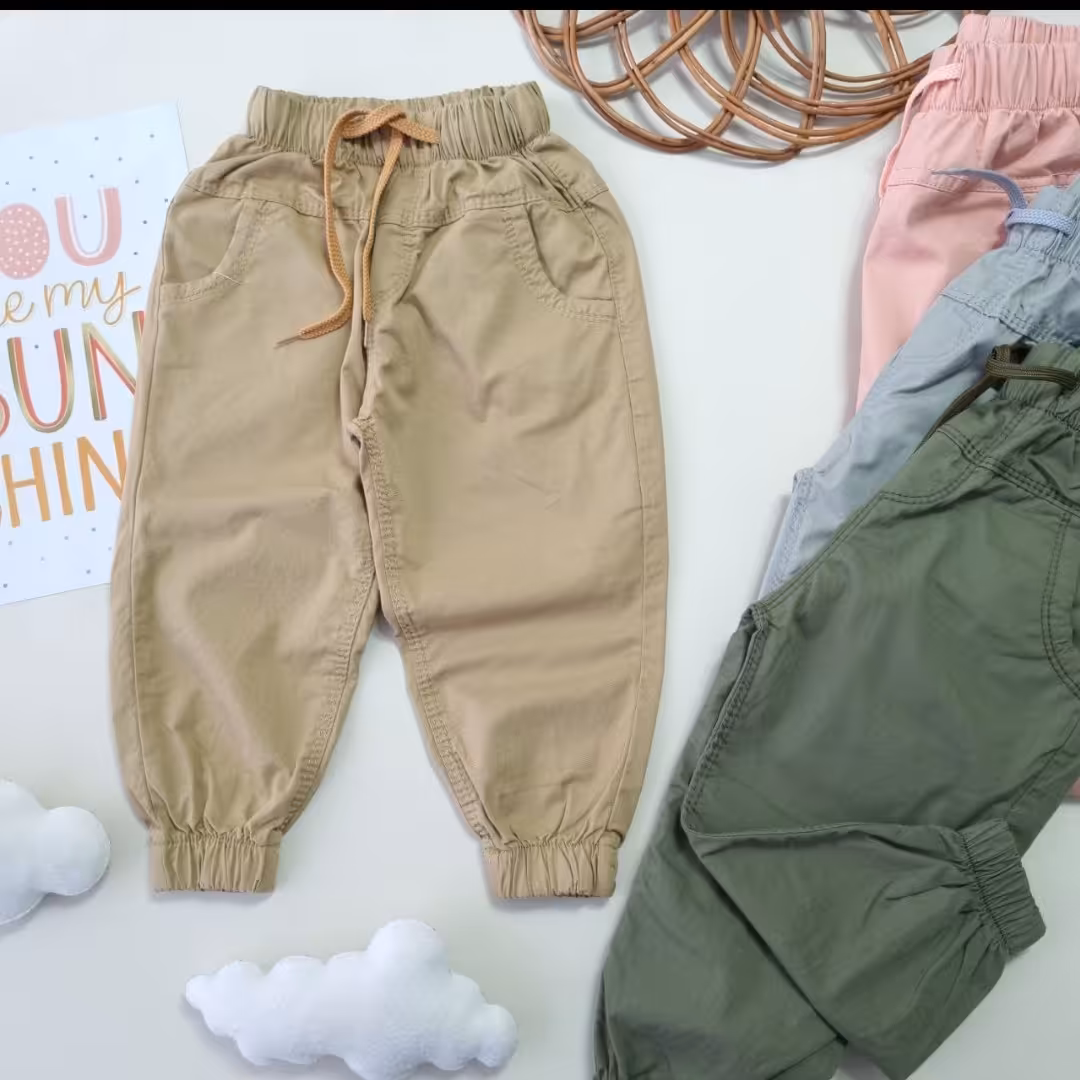 شلوار کتان پسرانه شلوار کتان دخترانه سایز 55 تا 100 در رنگهای مختلف ارسال رایگان 