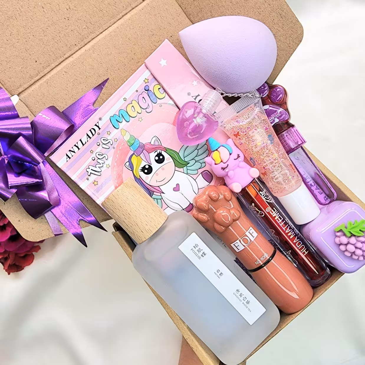 باکس کارتونی بنفش

