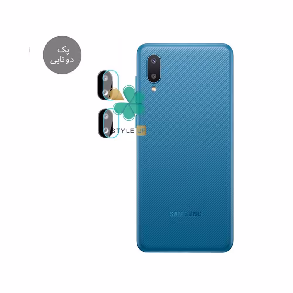 پک دوتایی محافظ لنز نانو سرامیک گوشی سامسونگ Samsung M02