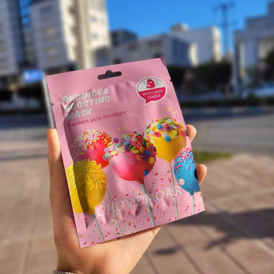 ماسک ورقه ای چوموار اورجینال 25 گرمی صورتی