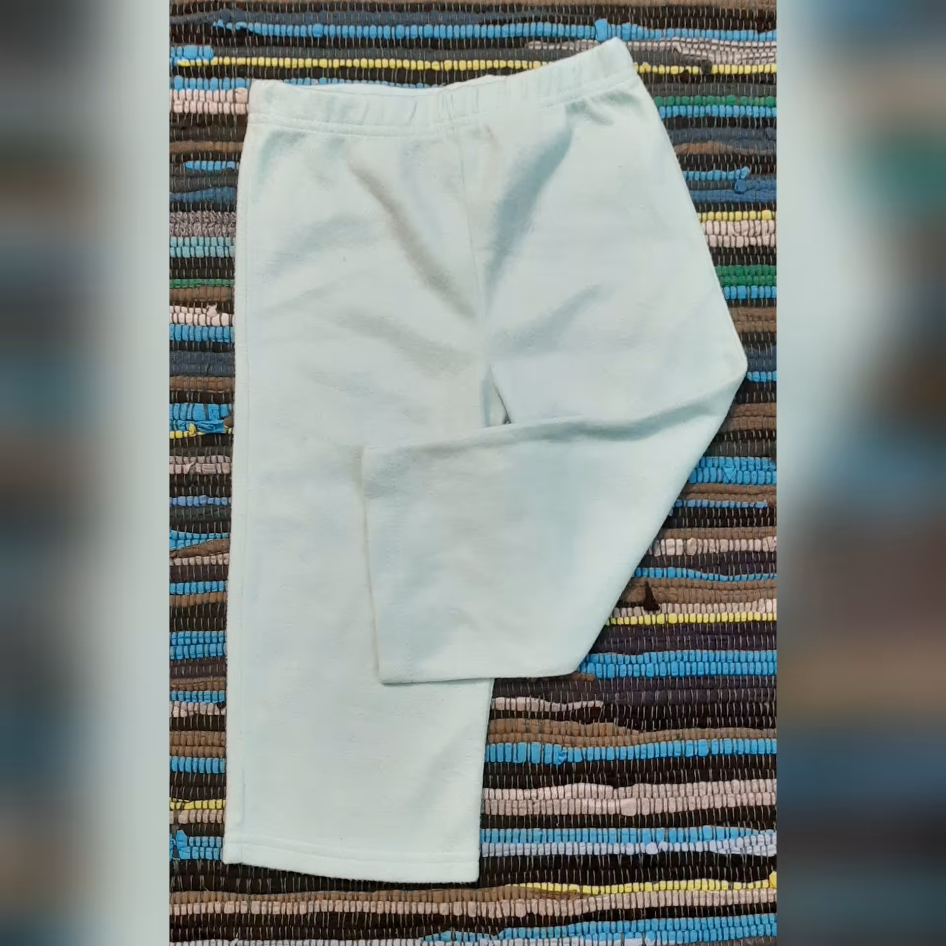 شلوار پلار  بچگانه پسرانه دخترانه  آبی TODDLERS سایز  2 سال (ارسال رایگان)