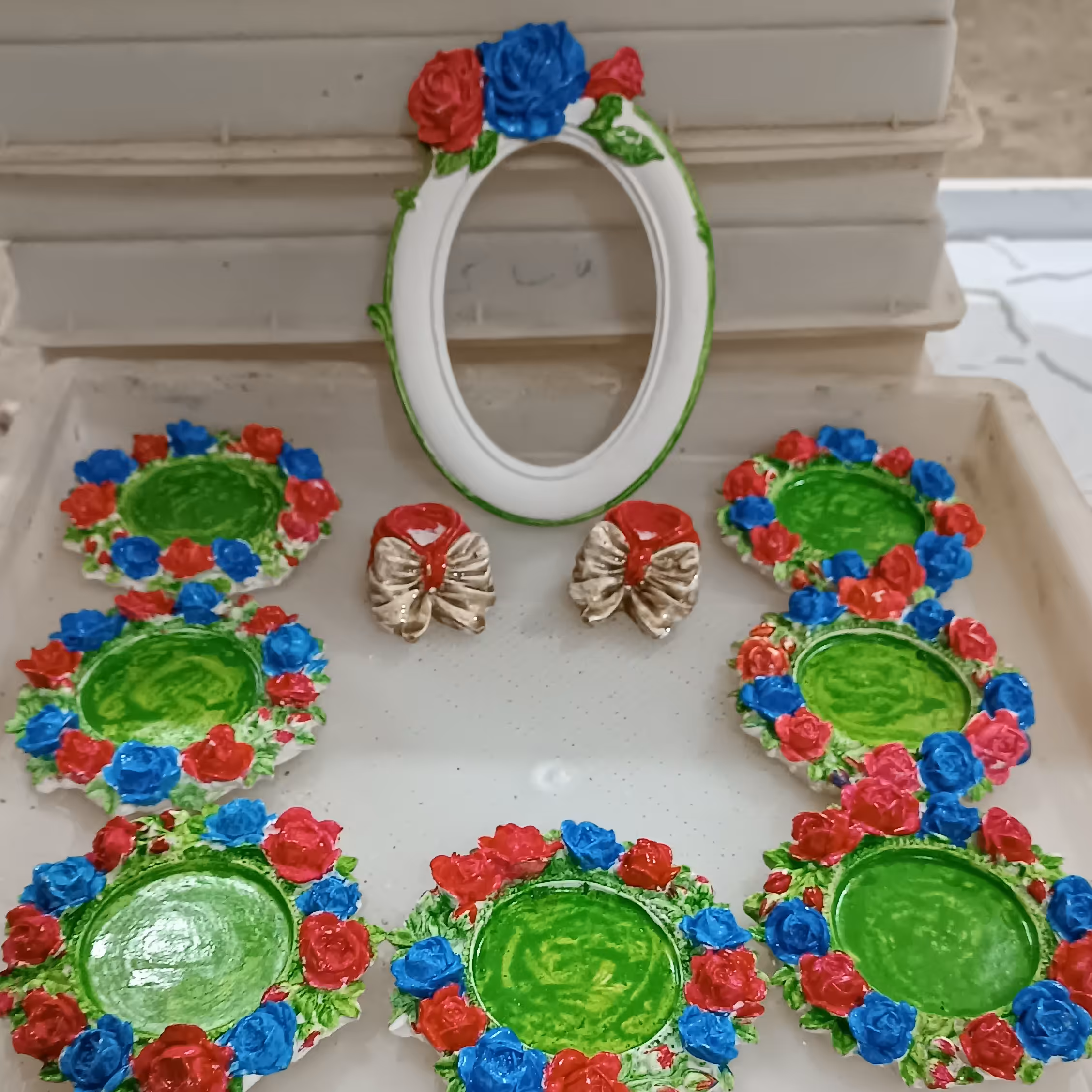 هفت سین  گل رز