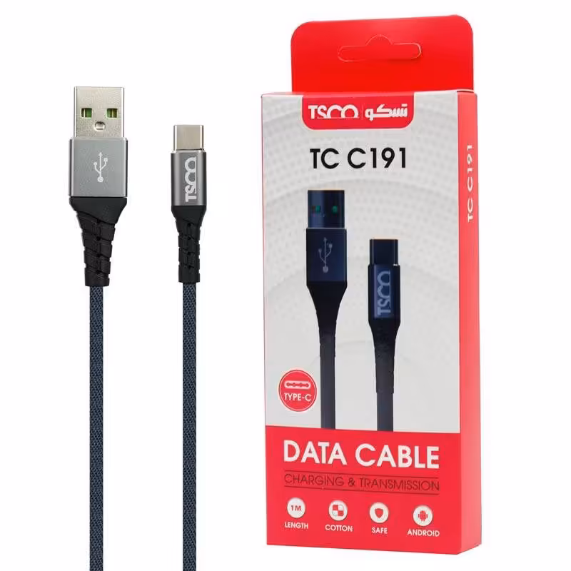 کابل شارژ تایپ سی تسکو TC C191
