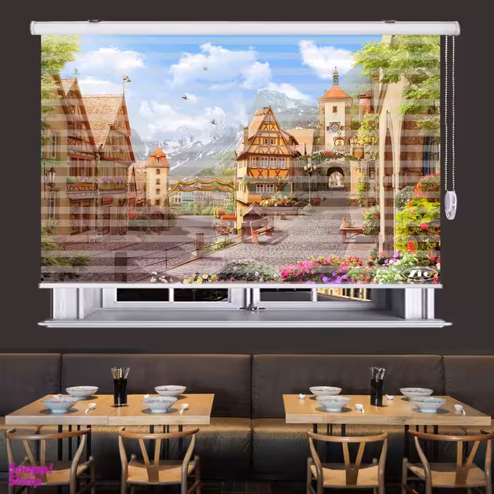 پرده زبرا زیو مدل L5080 سایز 200x150 سانتی متر