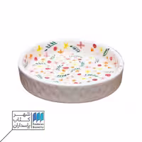 پیش دستی تخت لبه دار طرح پریسا قطر 14 سانت