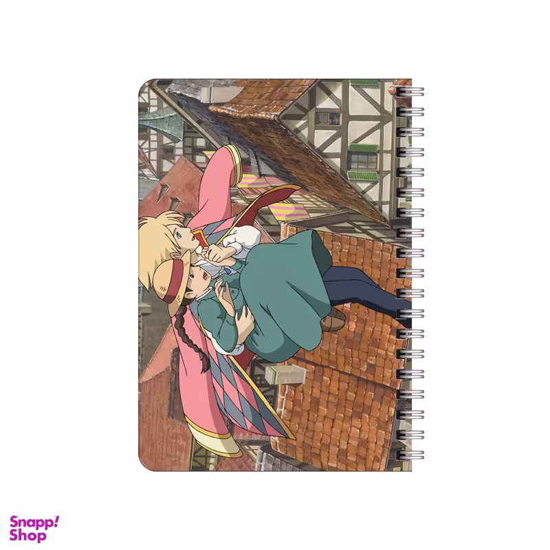 دفترچه یادداشت 80 برگ بامبیلیپ مدل چوبی طرح انیمیشن قلعه ی متحرک هاول کد 1257700