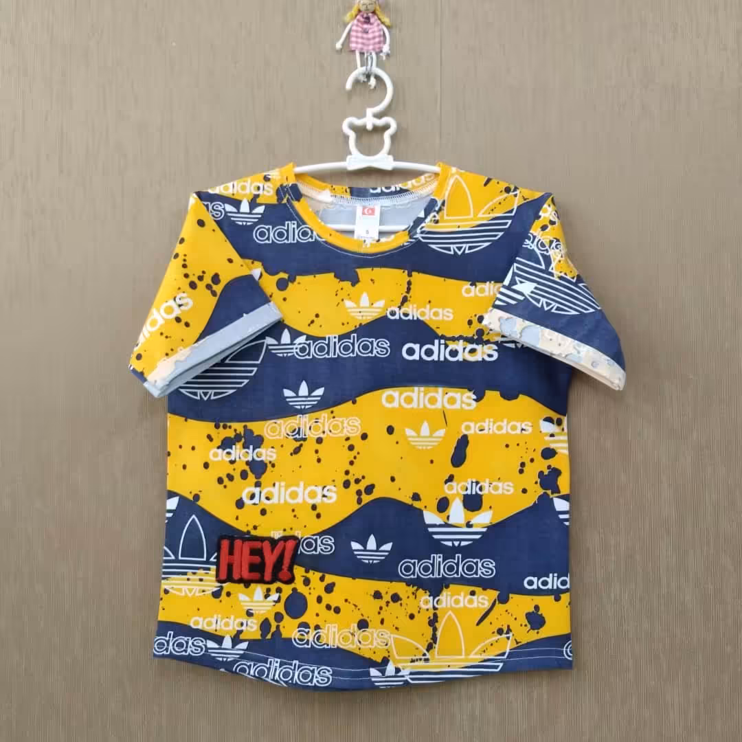 تیشرت بچگانه آدیداس تیکه دوزی شده کد183