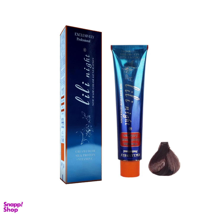 رنگ مو لی لی نایت (Lili Night) شماره 3 رنگ قهوهای تیره حجم 120 میلیلیتر