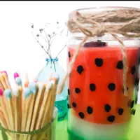 جار شیشه ای هندوانه ای 