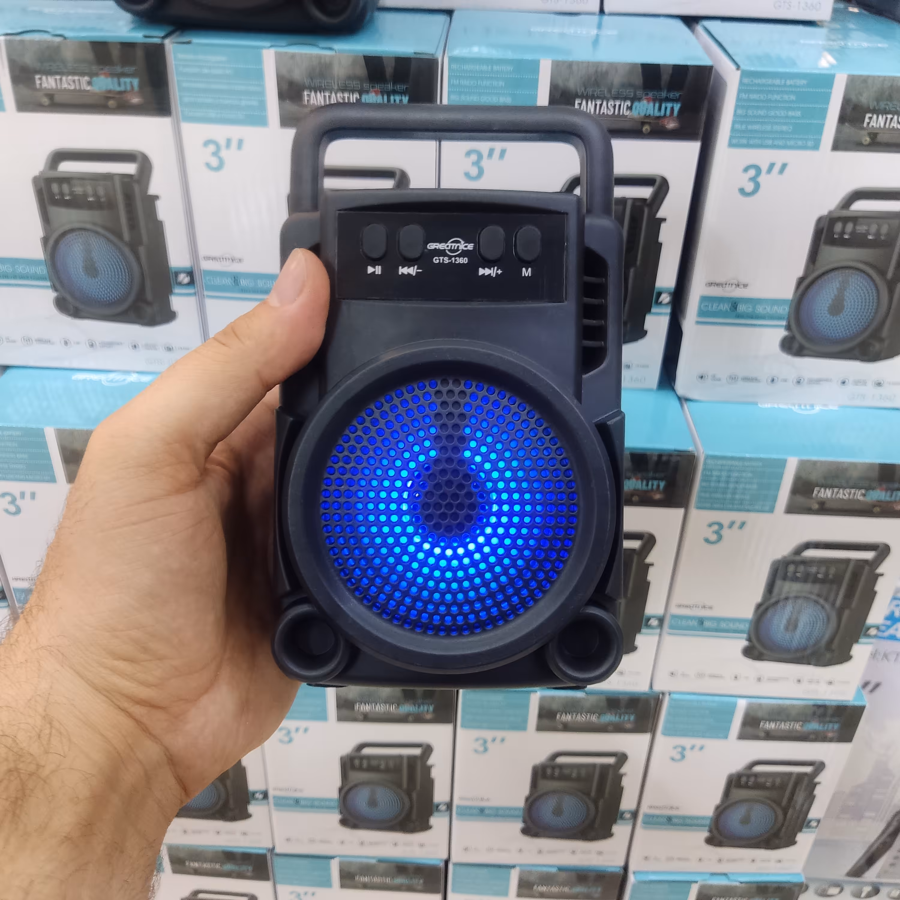 اسپیکر  بلوتوثی قابل حمل GTS-1360