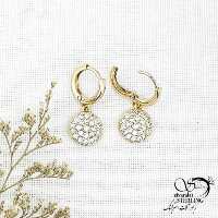 گوشواره طرح طلا مارک ژوپینگ کد 14670